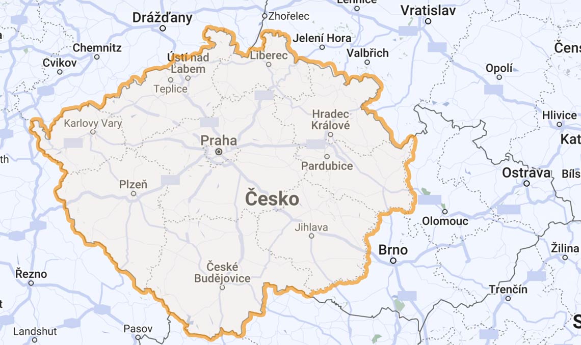 mapa obslužnosti